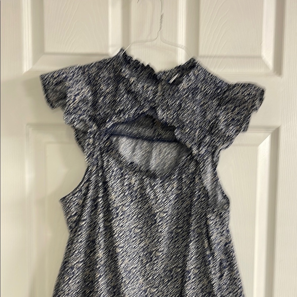 Old Navy Blue Floral Dress - Picture 3 of 6